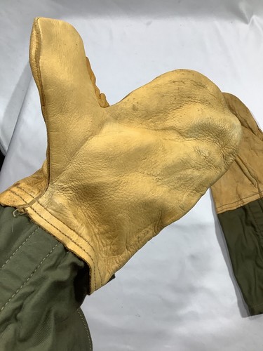 Vintage U.S. Military Type 1 Cold Weather Mitten Set Trigger Finger Wool Inserts - Picture 5 of 12