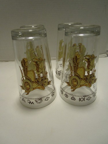 Vintage Libbey Glass Cowboy Western Cattle brands Marks drinkware 16 Oz. 1960’s - Picture 8 of 11