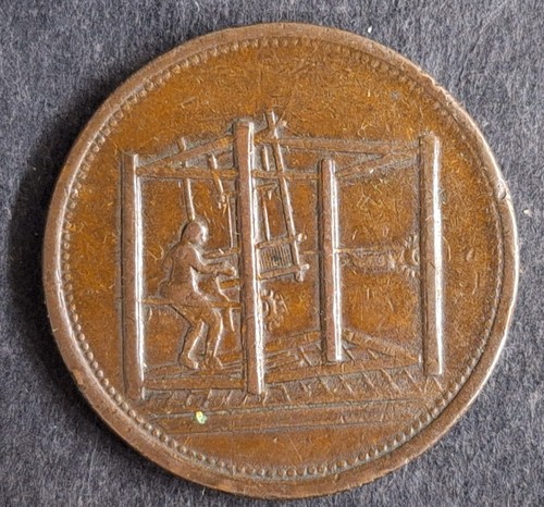 c.1812 Great Britain Jackson & Listers Warehouse Barnsley Penny Token - Picture 2 of 2