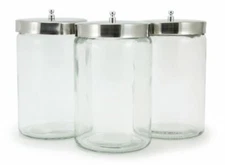 McKesson Sundry Jar, 4-1/4 X 7 Inch, Glass, Clear, Box of 6, BRAND