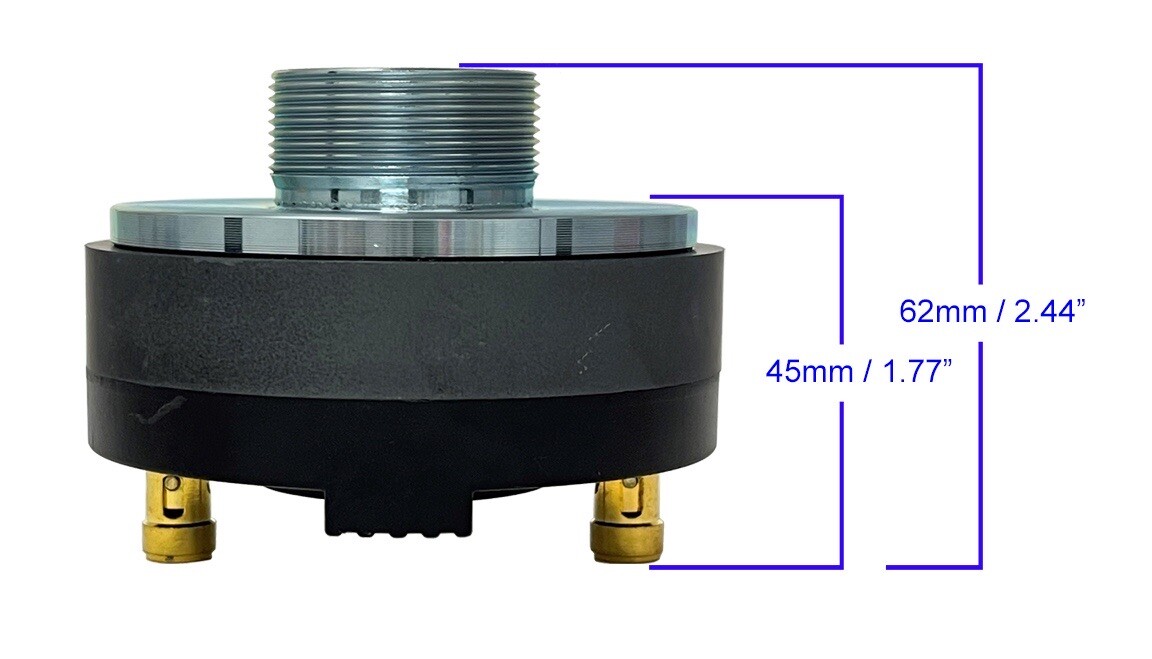 2 Compression Drivers Titanium Tweeter 1