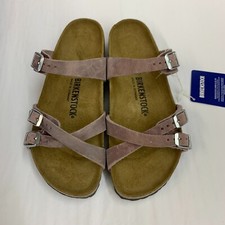 Birkenstock New w/ Box Franca Lavender Blush Oiled Leather Narrow - Select Size