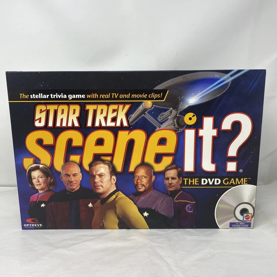 STAR TREK SCENE IT ? The DVD Game AGES 13 UP 2 TO 4 PLAYERS 2008 BY MATTEL - Image 2 of 4