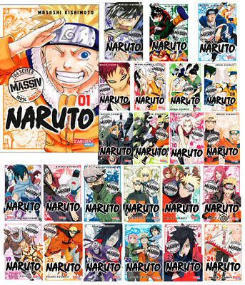 Naruto Massiv Band 1-24 Auswahl + Sets | Masashi Kishimoto | Calsen Manga | Neu