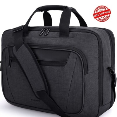 Laptop Bag Expandable Briefcase Computer Bag Large Capacity Laptop Shoulder bags