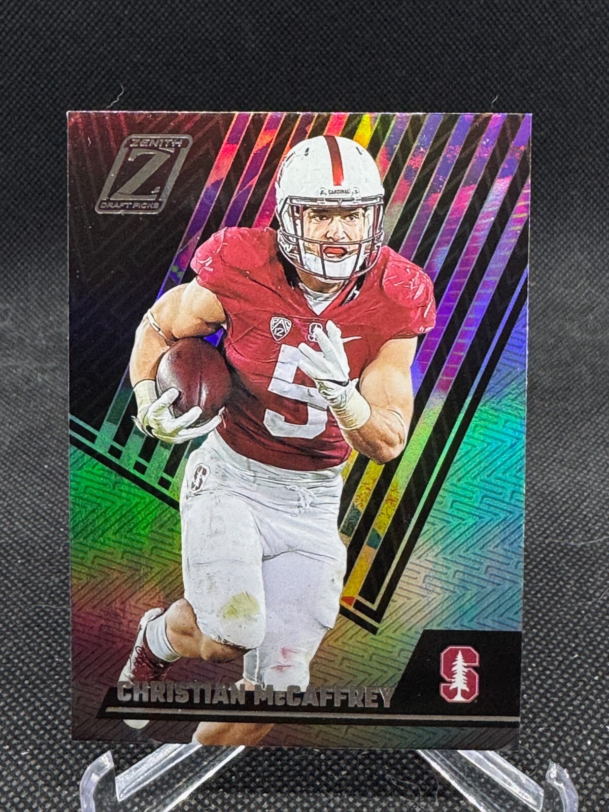 Christian McCaffrey 2023 Panini Chronicles Zenith Draft Picks #21 Stanford