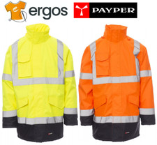 PAYPER YARD Giubbotto Giacca Parka Invernale Alta Visibilità Catarifrangente