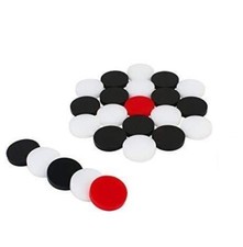 Carrom Coins with Special PVC Box, 24 Coins with Carrom Powder  Striker