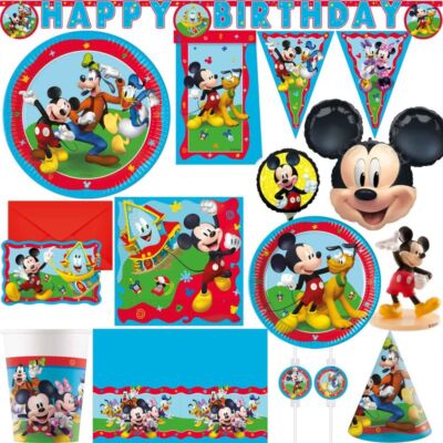 Micky Maus Geburtstag Deko Party Set Kindergeburtstag Mickey Mouse