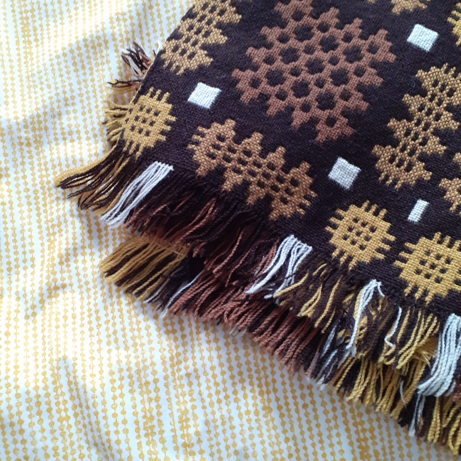 vintage welsh tapestry double bedspread trefriw mills eBay