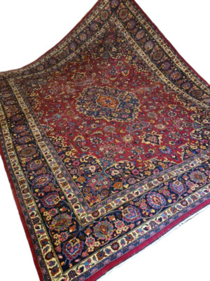 Perserteppich Orientteppich Handgeknüpfter Teppich Meshed Royal 388x308cm