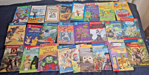 Lot of 25 Level 1 2 3 Early Readers Kids Books ~ I Can Read - No Doubles