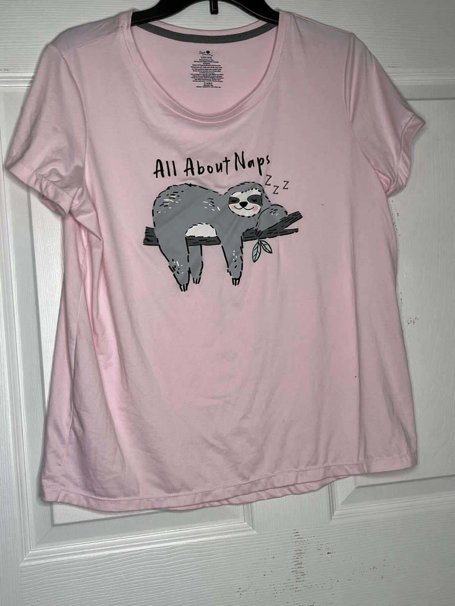 Secret Treasures Women Sleepwear size s Sleepshirt Pink All About