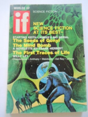 VINTAGE USA MAGAZINE - SCI FI - IF - WORLDS OF SCIENCE FICTION  NOVEMBER 1969 