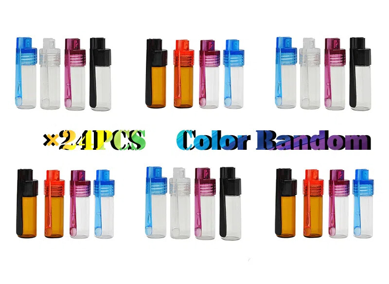51mm Mini Mixed Color Glass Jars