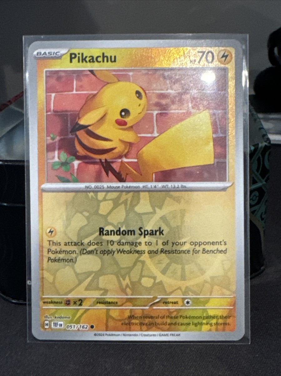 Pikachu 51/162 - Reverse Holo - Temporal Forces - Read Desc. | eBay
