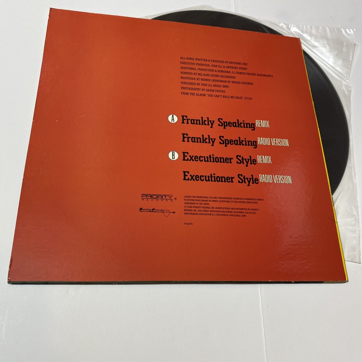 AWESOME DRE & HARDCORE COMMITTEE Frankly Speaking/Executioner LP