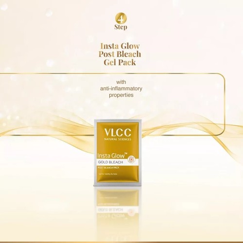VLCC ,,Insta Glow Gold Bleach - 30g (Pack of 4) Skin Brightening Bleach - Picture 2 of 5