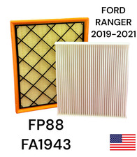 OEM Spec Cabin&Engine Air Filter Set For 2019-2021 Ranger 2.3L Turbo FP88 FA1943