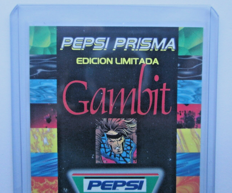 1994 Flair Marvel Pepsi GAMBIT 4 Prism Chase Card Spanish Mexico NMM