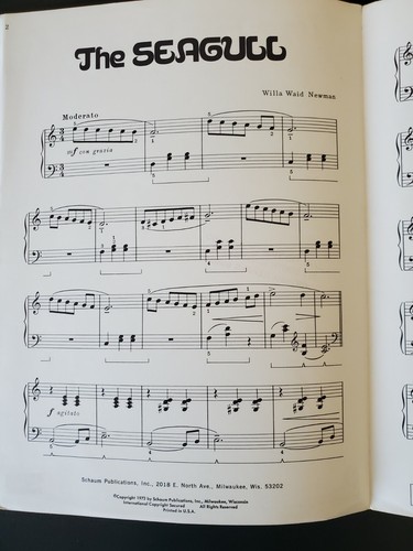 The Seagull Piano Solo Music Sheet - Picture 3 of 3
