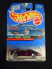 1999 Hot Wheels Tech Tones Series 2/4 SILHOETTE II Collector #746 BAD CARD