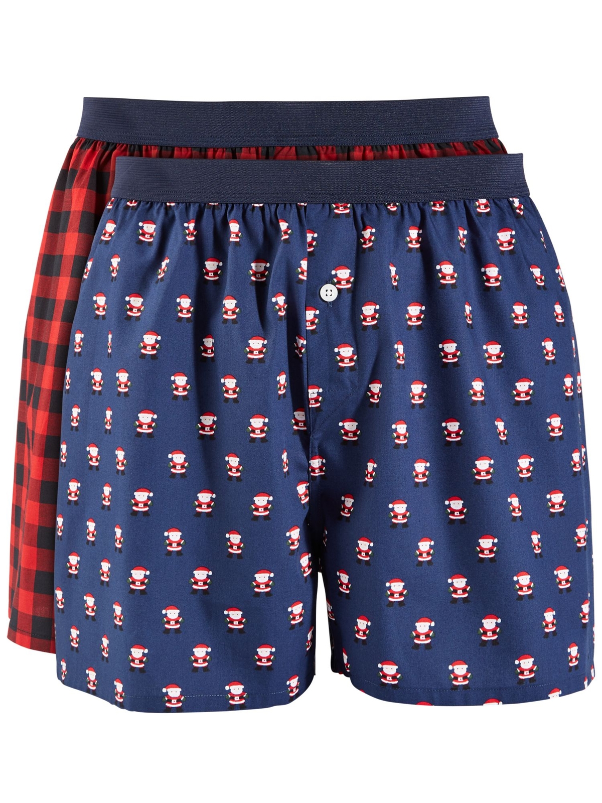 CLUBROOM Intimates комплект из 2 темно-синих праздничных боксеров нижнее белье XL 1390₽