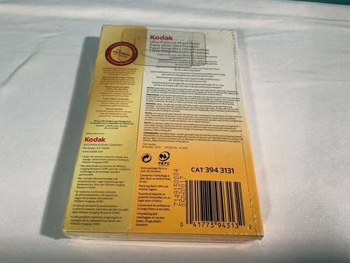 Kodak Ultra Premium Photo Paper 60 Sheets 10 x 15 cm 4 x 6" High Gloss Sealed - Afbeelding 2 van 2