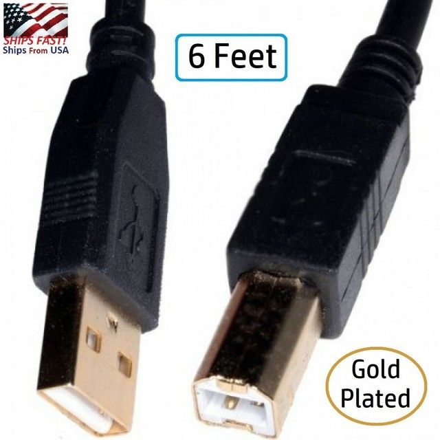 USB Data Cable For Printer HP PhotoSmart C4690 C4740 C4750 C4780 C4795