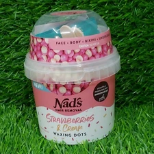 Nad's Hair Removal Waxing Dots - Hard Wax Beads - Wax Kit Hair Removal