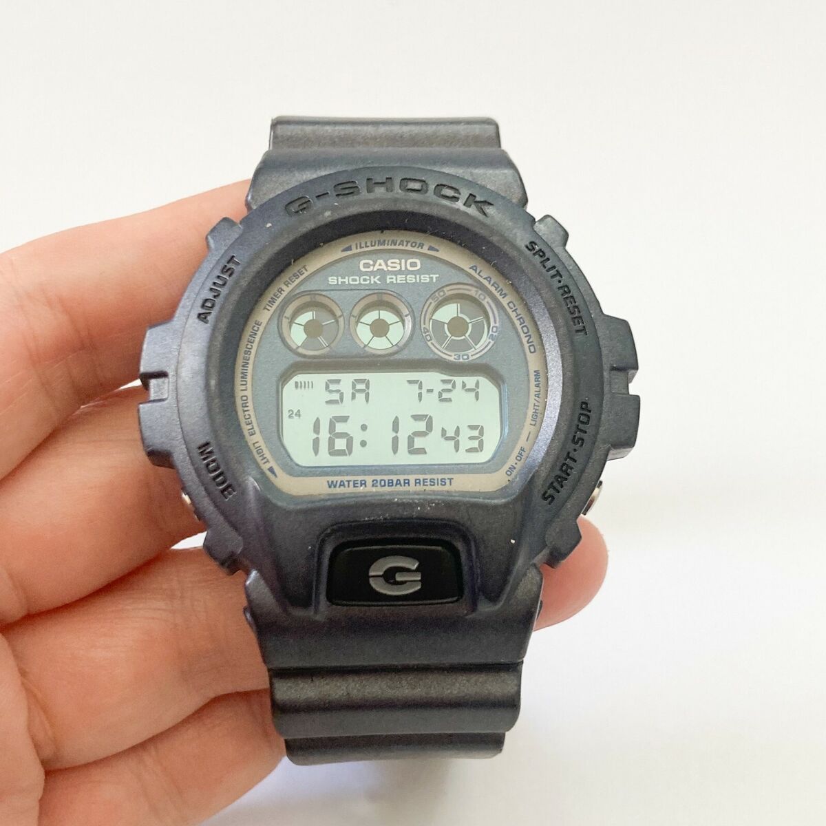 Vintage CASIO G SHOCK 3230 DW-6900MF Sports Watch Blue Gray Vintage CASIO G SHOCK 3230 DW-6900MF Sports Watch Blue Gray