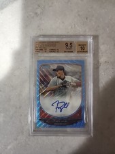 2013 Bowman Chrome Draft Draft Picks Trey Ball Blue Wave Refractor BGS 9.5 33/50
