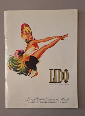 LIDO CHAMPS ELYSEES PARIS BROSCHÜRE + MANIFEST