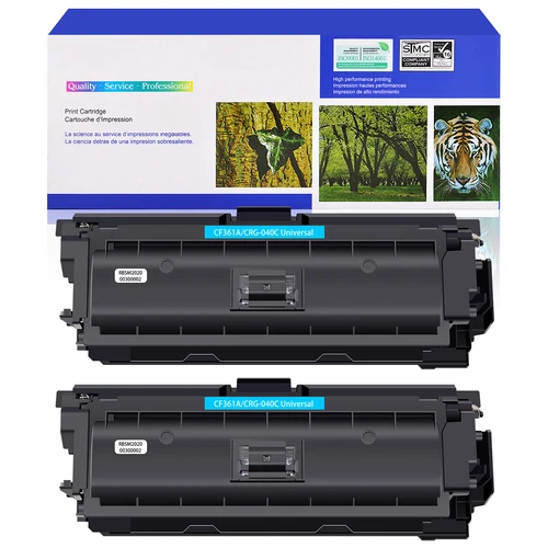 2PK CF361A 508A Cyan Toner for HP Color Laserjet MFP M577f M577dn M553dn M553n