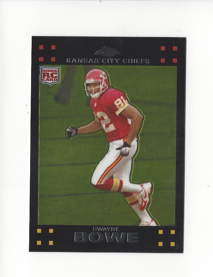 2007 Topps Chrome #TC203 Dwayne Bowe RC Rookie Chiefs