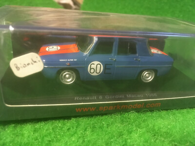 SPARK 1/43 - RENAULT 8 Gordini - Class Coupe du Roi Spa 1966 - Little
