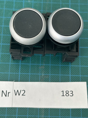 Eaton Moeller Fronttafel  2 Stück Taster   Typ  M22-K01 / öffner