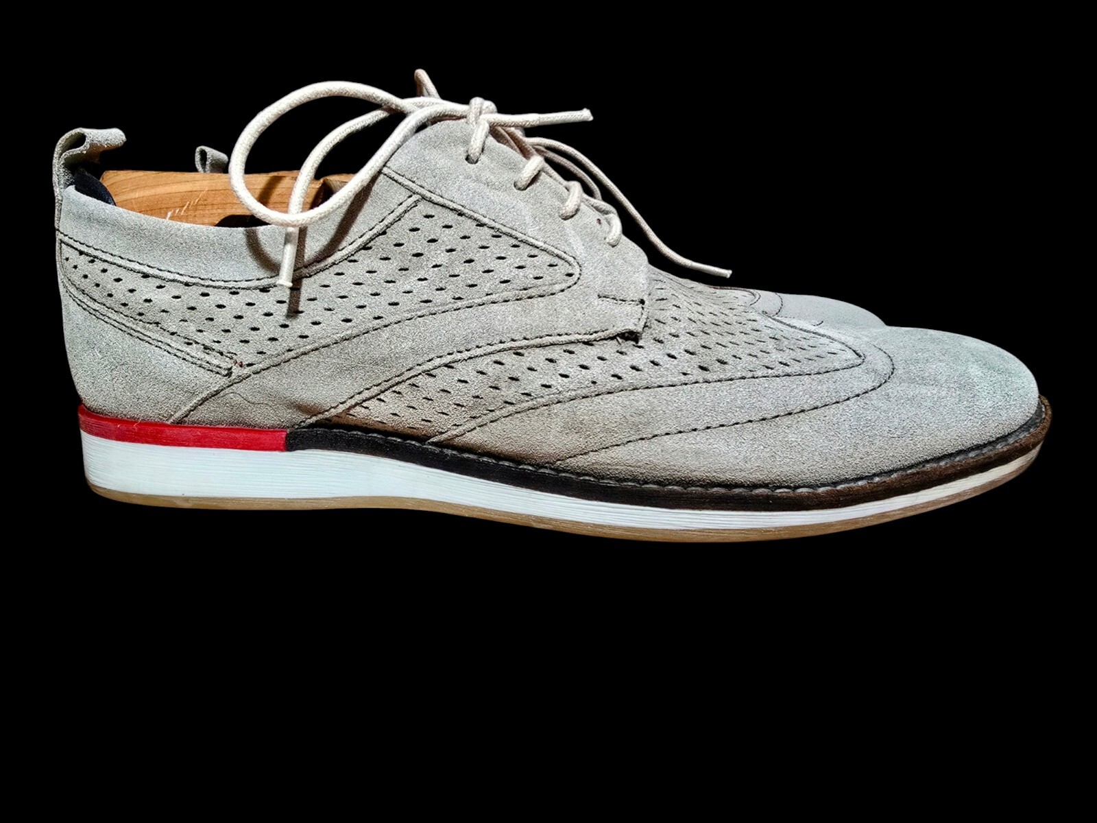 SAOLA Thomas & Vine Uomo Scamosciato Chadwick Derby Oxford Uomo 8 Marrone