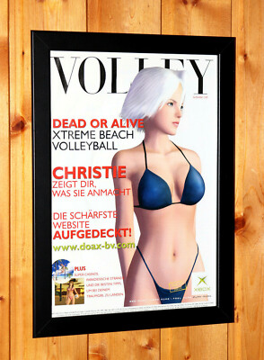Dead or Alive Xtreme Beach Volleyball Xbox Rare Small Old Poster