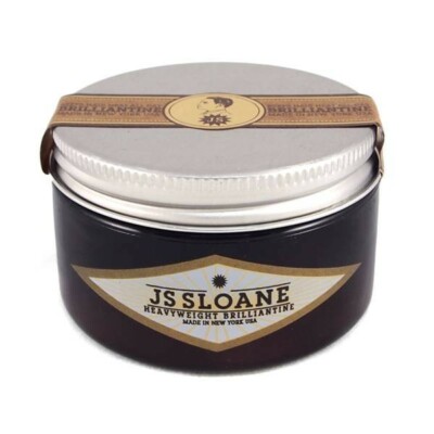 JS SLOANE Brilliantine Heavy Weight - waterbased Pomade  New York 100g=18,60E;