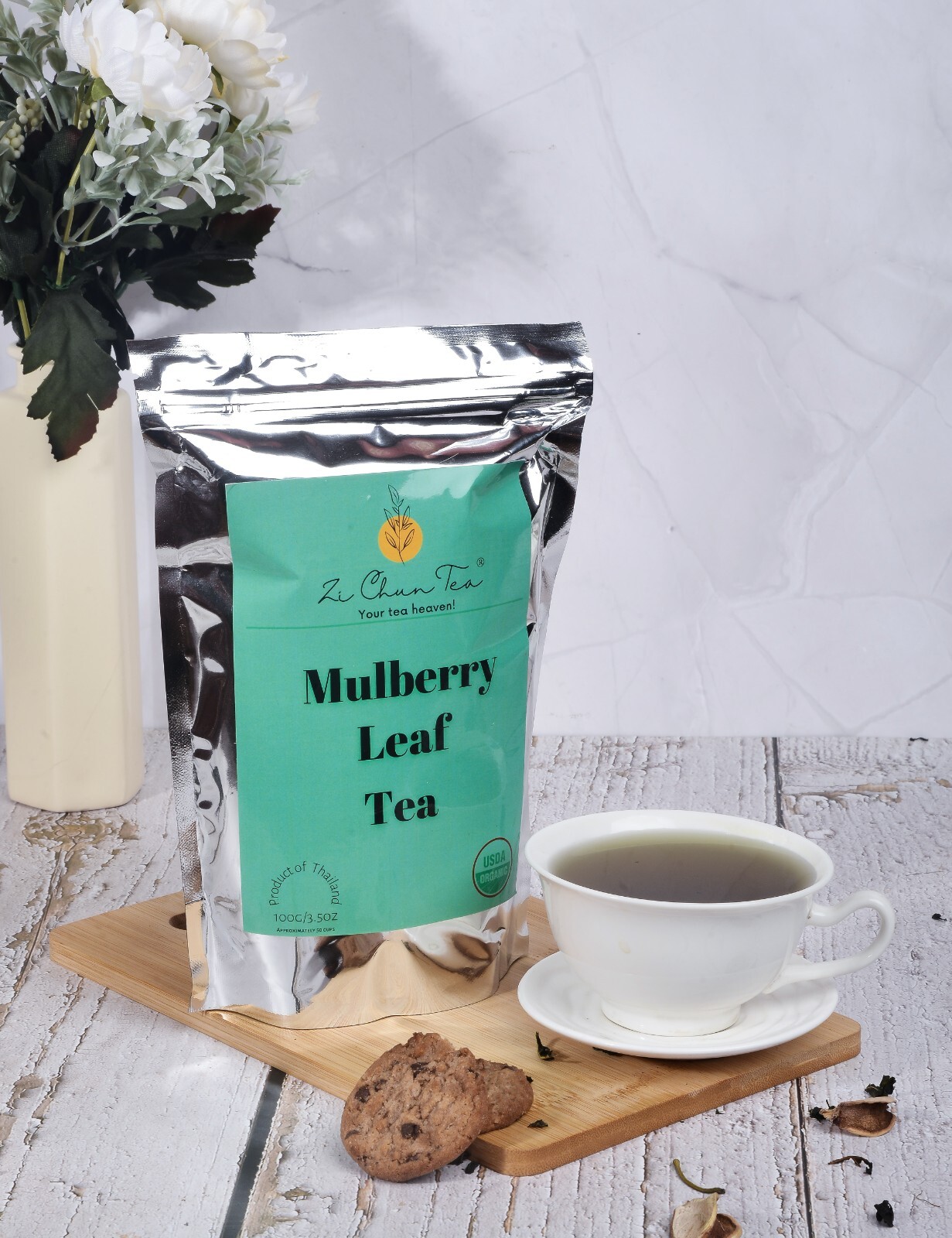 Organic White Mulberry Leaf Tea Wellness Tea aids in Lowering Blood Sugar eBay