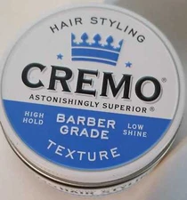 Cremo Hair Styling Barber Grade Texture, High Hold, Low Shine