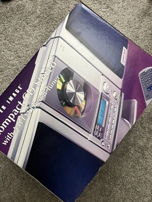 Sharper Image Compact Cd Stereo With Am Fm Digital Tuner So226 Player