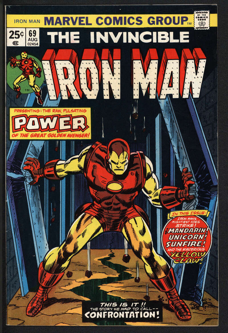アメコミ Iron man #13 マーベル　1969年 スパイダーマン IRON MAN #69 7.5 // MANDARIN APPEARANCE MARVEL COMICS 1974 | eBay