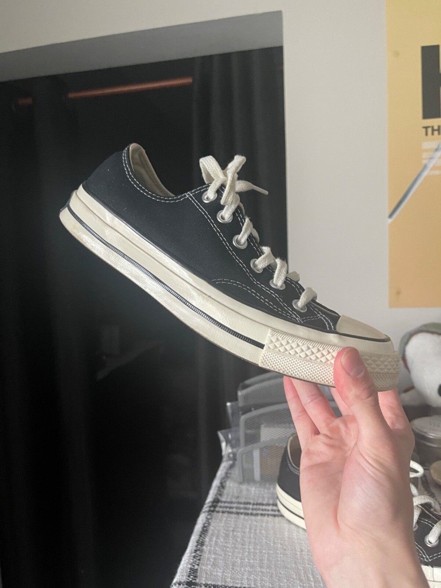 Converse Chuck Taylor 70 Vintage Low Top Black Mens Size Womens