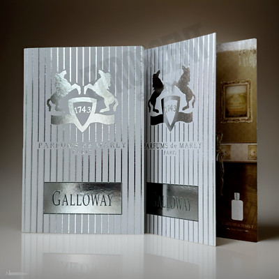 PDM Parfums de Marly Paris Galloway sprayable Parfum Perfume Samples 2pc NEW