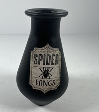 "Spider Fangs" Glass Halloween Potion Bottle Spooky Decorative Potion Bottle