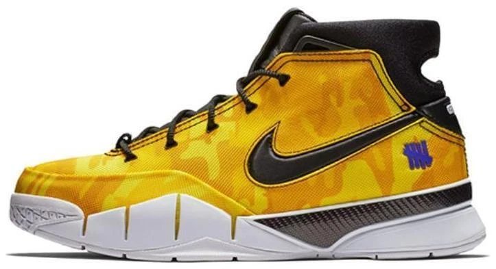 Nike Undefeated x Zoom Kobe 1 Protro Yellow Camo for Sale