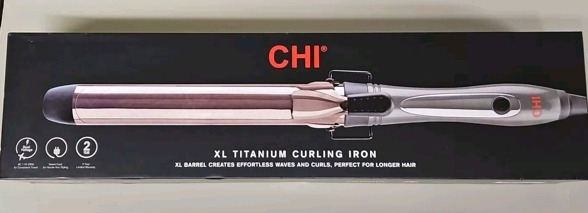 CHI XL Titanium Curling Iron NEW NIB