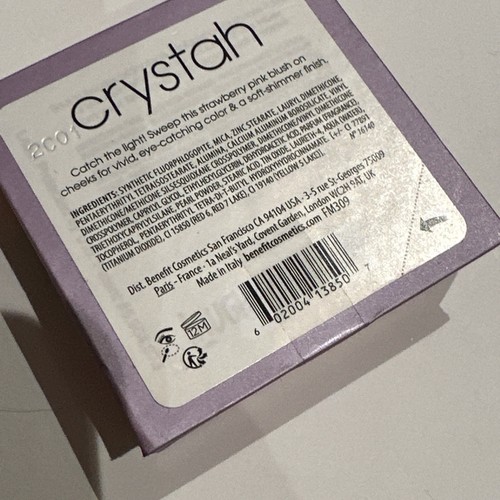 Benefit Crystah Blush 6g Brand New & Sealed - Picture 2 of 2
